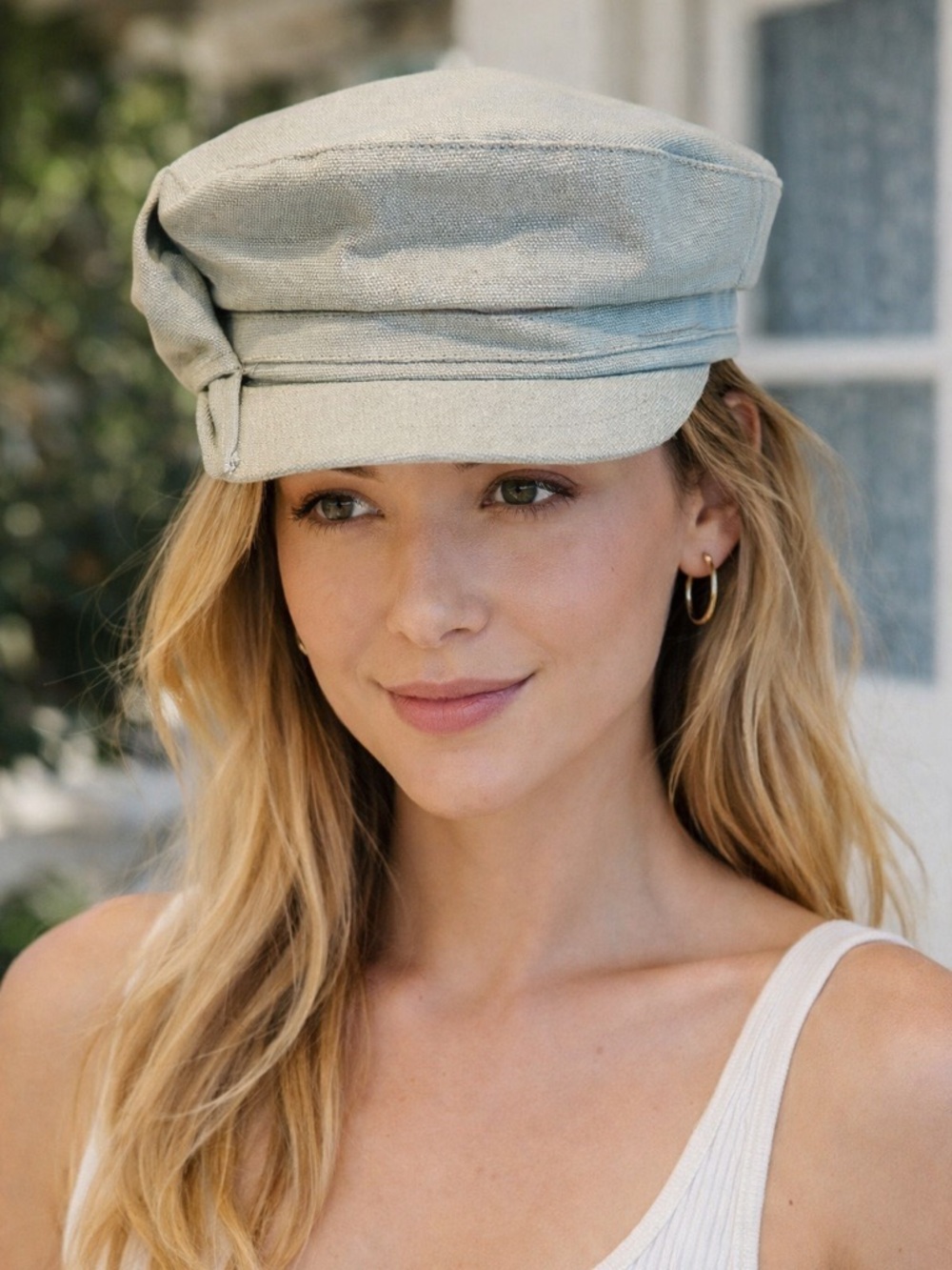 August Captains Hat Oatmeal Color NWT